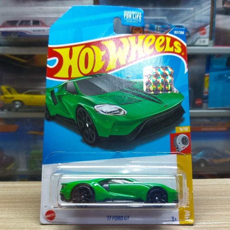 HOT WHEELS 17 FORD GT GREEN - SPECIAL COLOUR - FACTORY SEALED