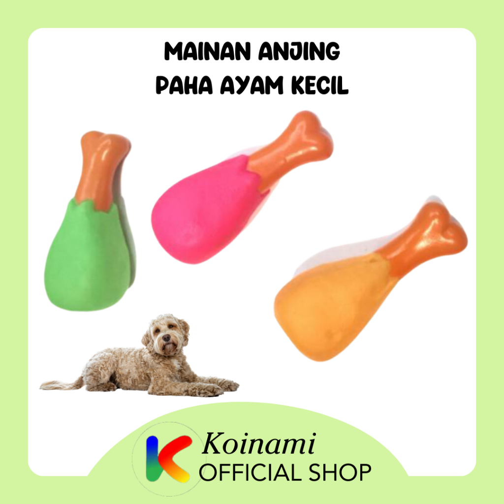 Mainan anjing PAHA AYAM KECIL / aksesoris anjing / PETSHOP