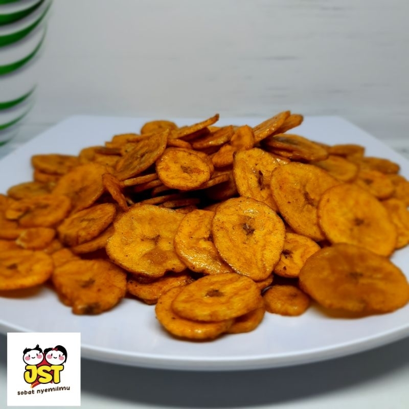 

[250gr] Keripik Kripik Pisang Manis Kiloan Jember Snack Time