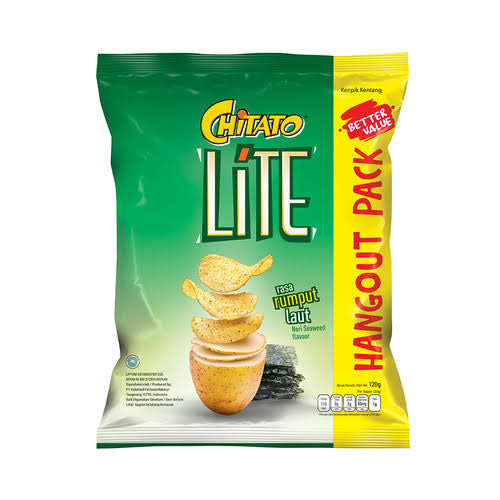 

Chitato Lite Rasa Rumput Laut Hangout Pack 120 gr