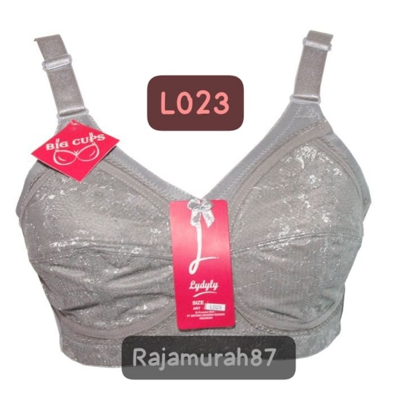 Bh Lydyly L023 Big Cup  Bra Cup Besar Tanpa Busa Tanpa Kawat Kait 3  Bra Lydyly 023