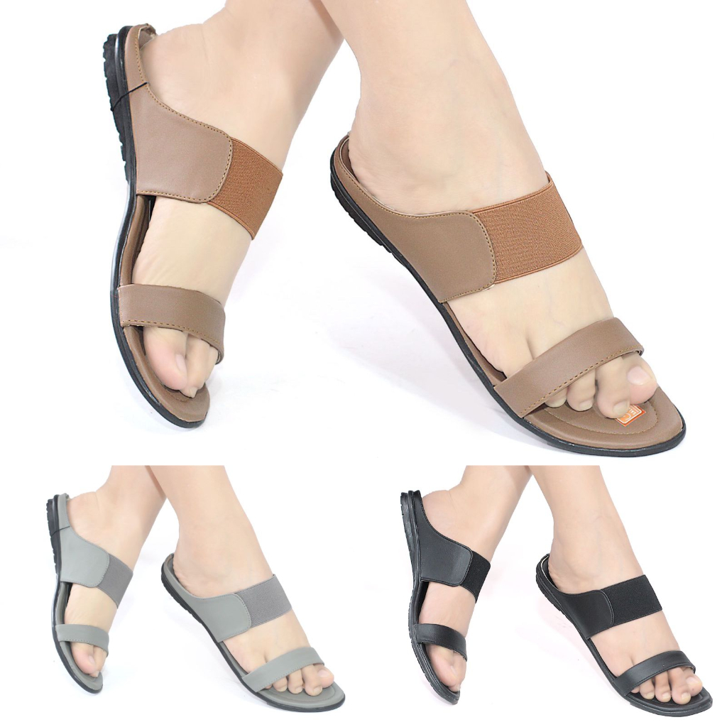 Sandal Wanita Teplek Selop Slip Slop Cassual Murah EC