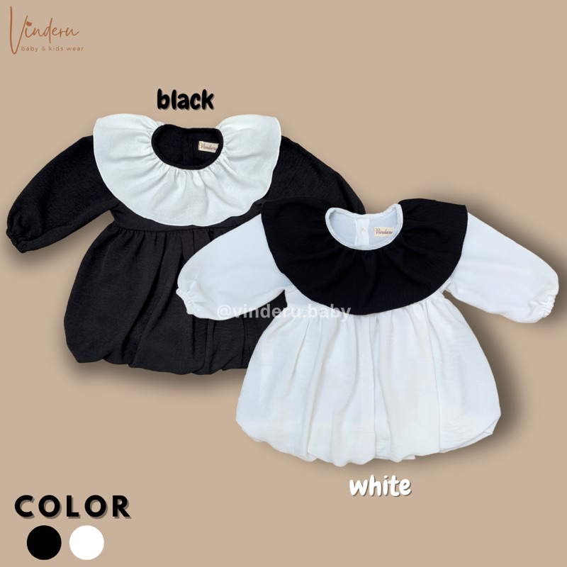 (VINDERU) DRESS BALON XAVIERA /Dress bayi/Dress balon