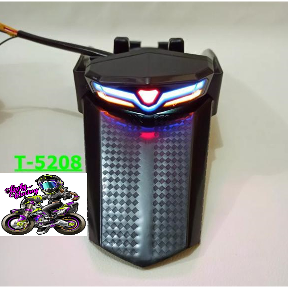SPAKBOR BELAKANG LED TRANSFORMER CRF 150
