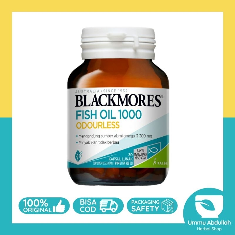 Blackmores Fish Oil 1000 Odurless 30 Softgel