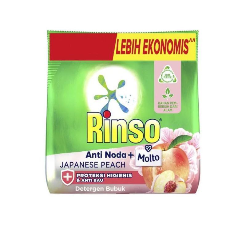 Rinso bubuk japanese peach 195gr