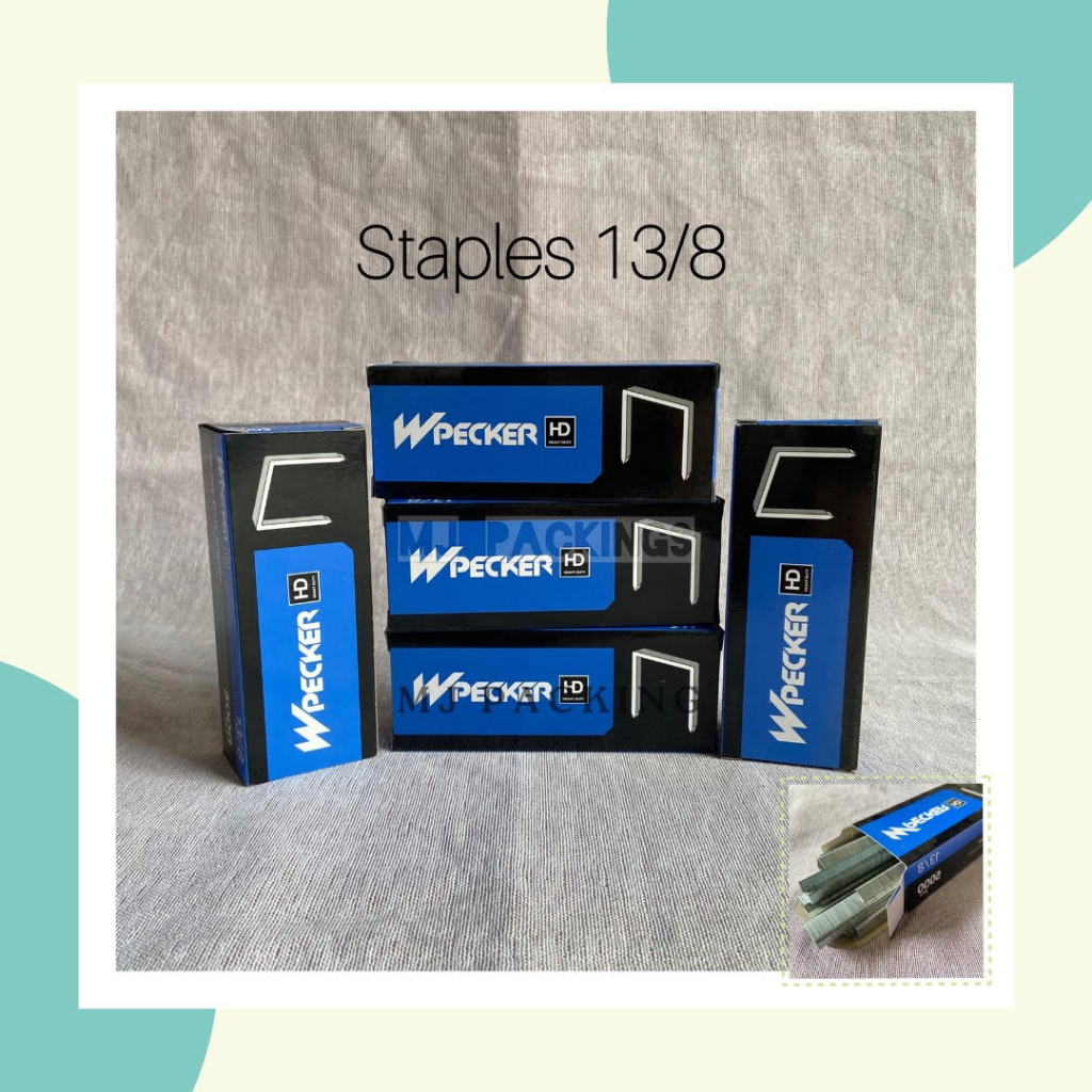 

isi staples 13/8 I isi gun taker manual - wpecker 13/8 - jok mobil - jok motor - dekorasi