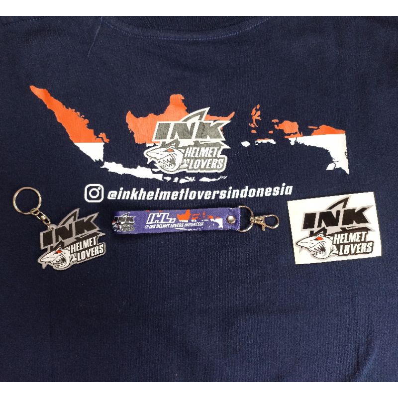 Gantungan Kunci Acrilic INK Helmet Lovers