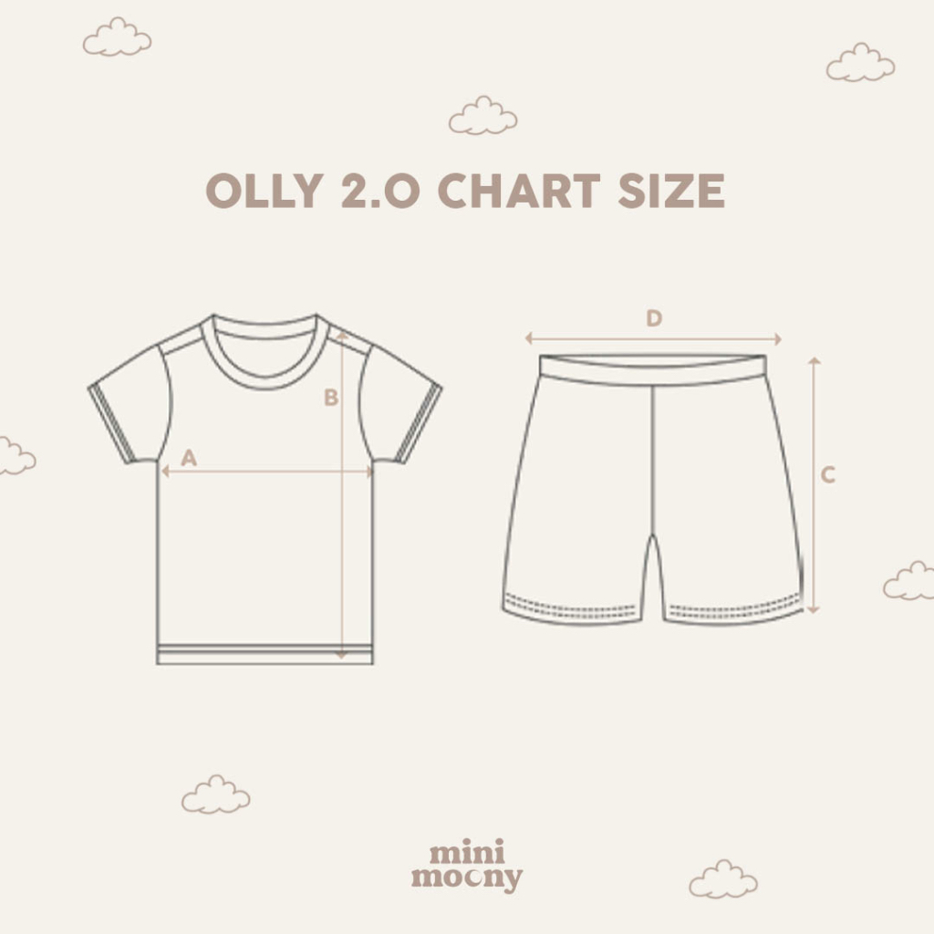 Mini Moony Olly Series 2.0 Cotton Rib Tee and Short