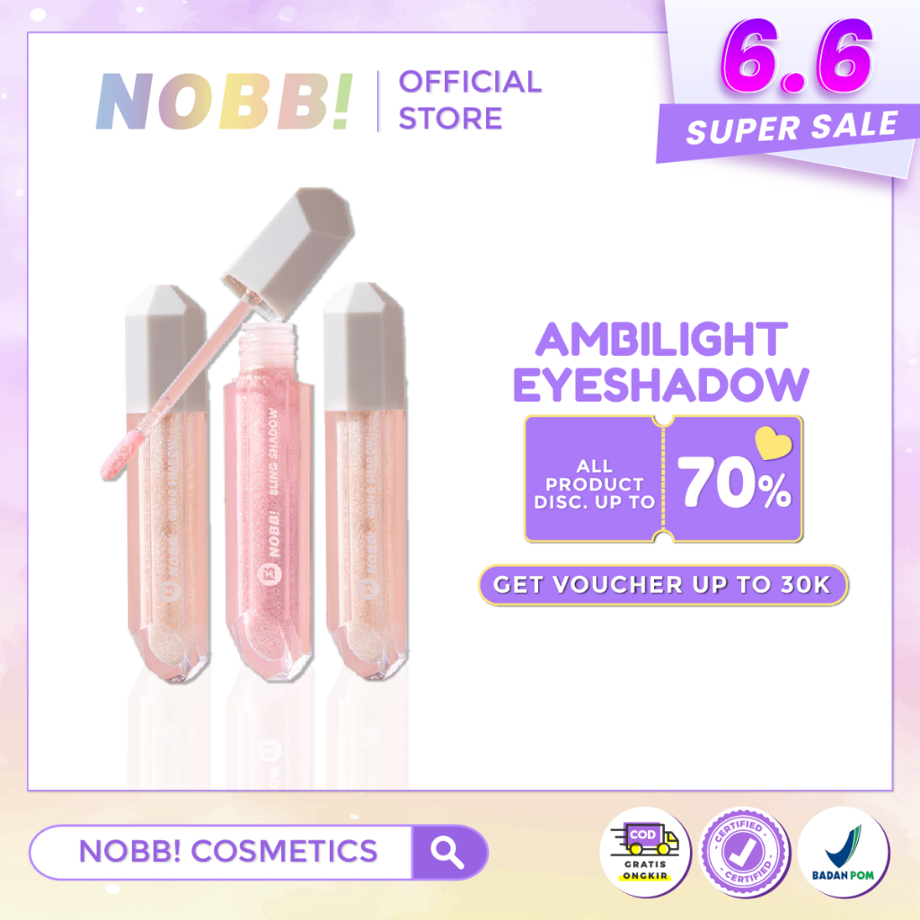 NOBB！Ambilight Diamond Liquid Eyeshadow Gliter - 6gr