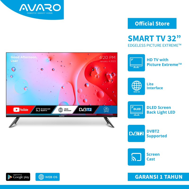 SMART TV AVARO 32 inch