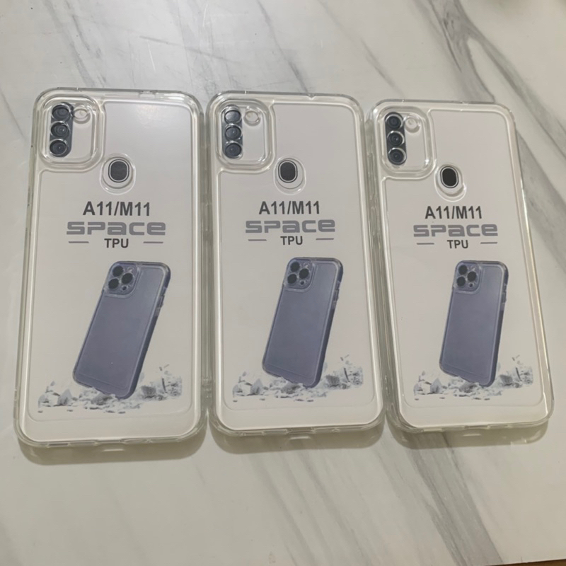 Softcase Samsung A11 M11 Samsung A12 4G Samsung A13 4G Samsung A14 4G 5G - Case Clear Bening Space Tpu - UA