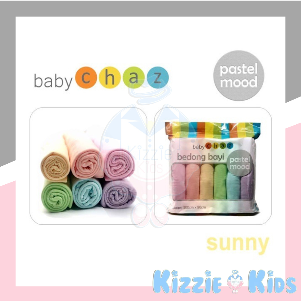 Bedong Baby Chaz Pastel Mood isi 6