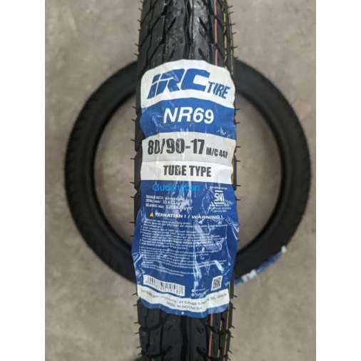 BAN LUAR 80/90-17 NR69 TUBETYPE  IRC