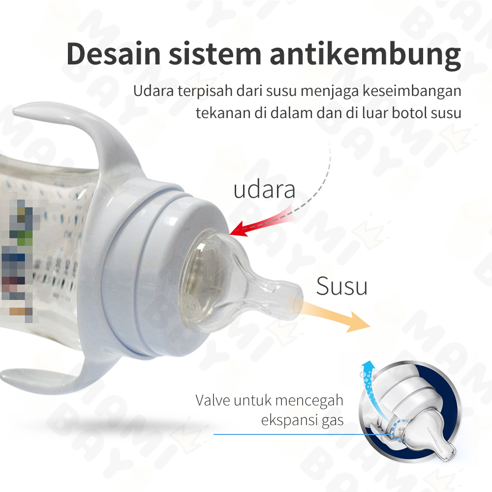 Mamibayi Dot bayi Silikon untuk botol susu 5CM BPA Free