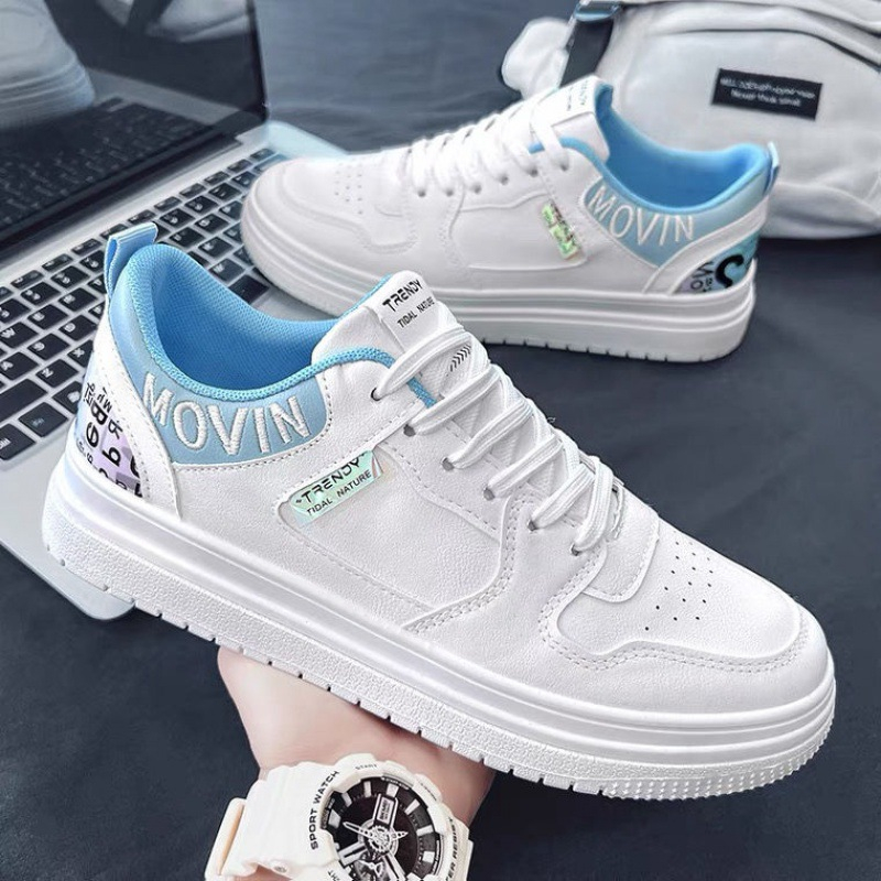 SANGCAKRA COD- Sepatu Sneakers Wanita Jenny BP 2023 All-Match New Arrival Low-Cut Trendi Cewek Korea Style Bahan Empuk Mesh Nyaman Dipakai Bergaya Musim Semi Panas Olahraga Kasual Non-Slip Bernapas Kecil Meningkat Alas Putih SW-01