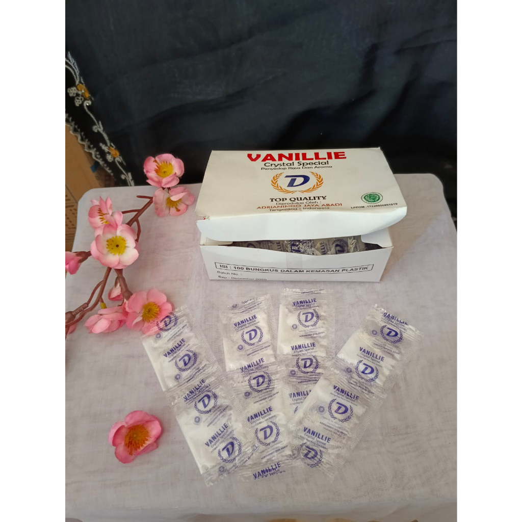 

BEST SELLER!! Vanillie / Penyedap Rasa dan Aroma / Vanillie Crystal Spesial