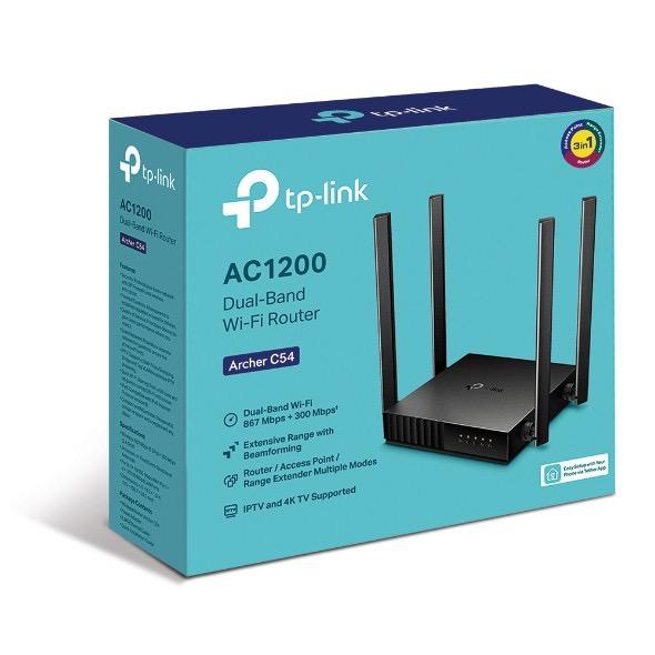 Tp-Link Archer C54 AC1200 Dual Band WiFi Router TpLink Archer C 54