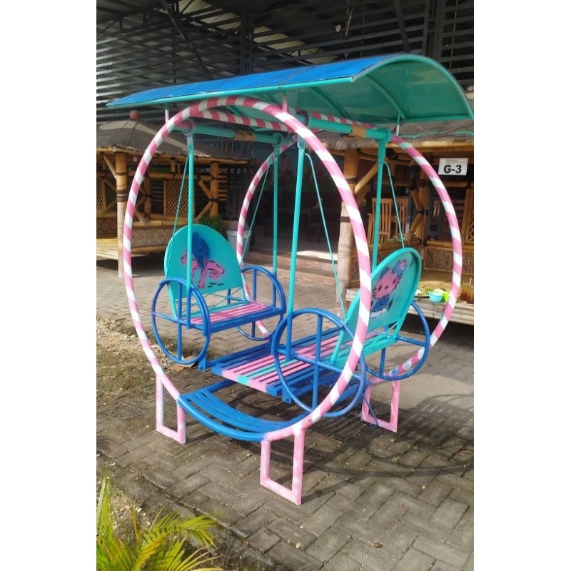 Mainan Anak Ayunan Bulat Besi Pasuruan