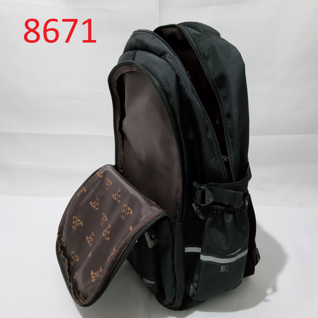 FARNELL - Ransel Pria Tas Sekolah Kuliah Kerja Anak Cowok Laki Backpack Ukuran Besar Muat Laptop