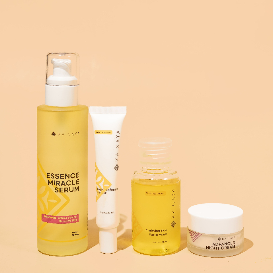 Ka Naya Paket Skincare Refulgent Serum Wajah Pria - Skincare Pemutih Wajah - Serum Pencerah Wajah - 