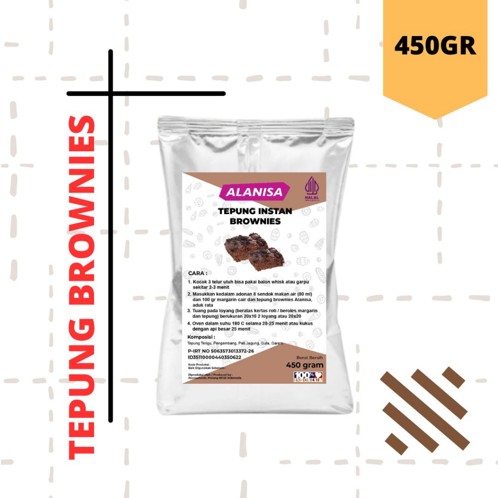 

PRAKTIS!! TEPUNG BROWNIES 450GR