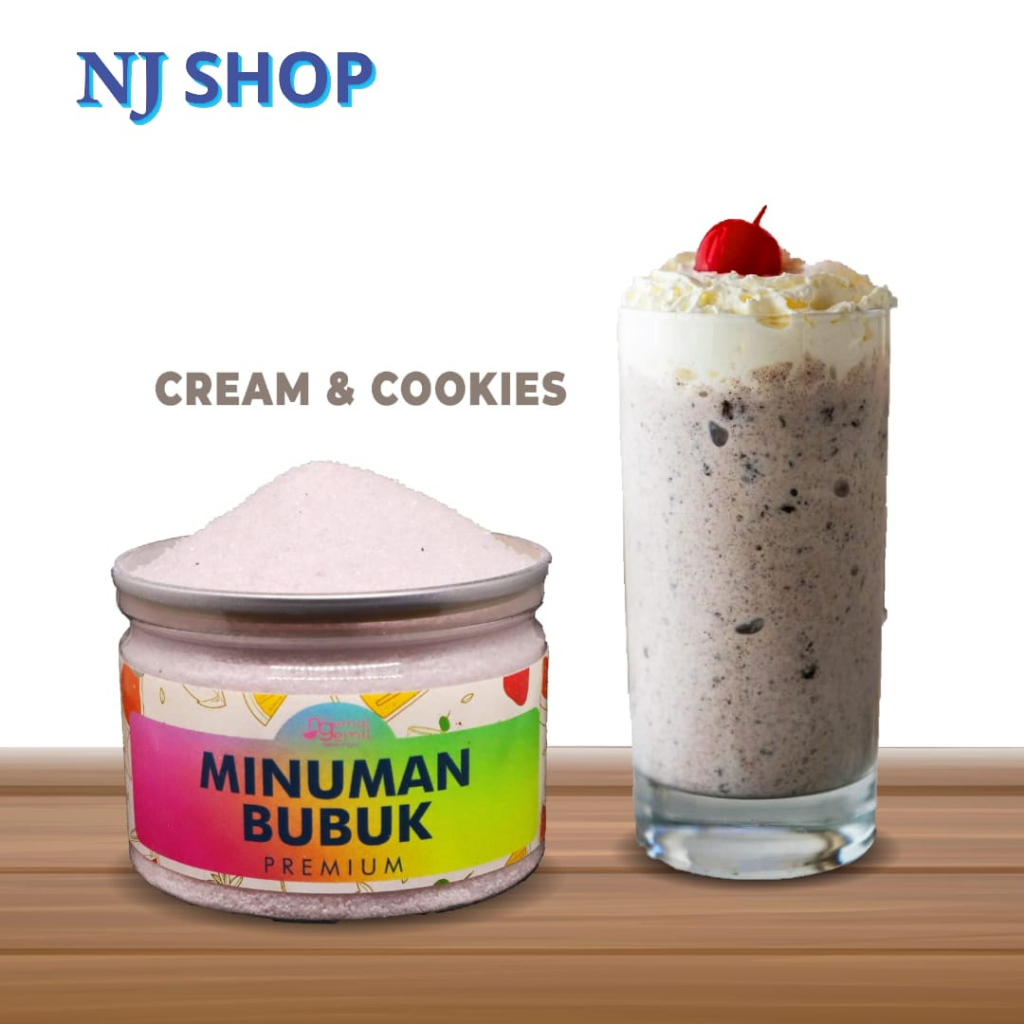 

[Powder Drink] - Can Bubuk Minuman Cream & Cookies Powder Kualitas Premium