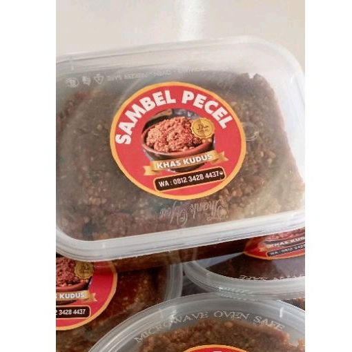 

bumbu pecel/ sambel pecel khas kudus 500gr tanpa pengawet dgn box