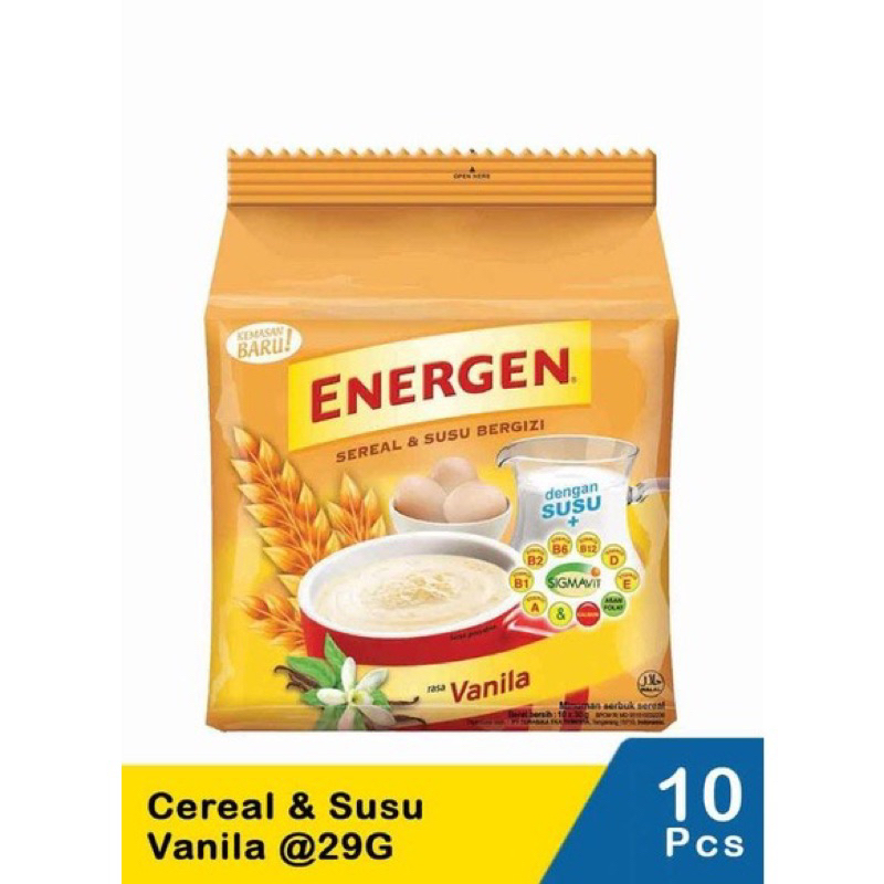 

Energen Sereal & Susu Instant Vanila 10x29gr (Renceng)