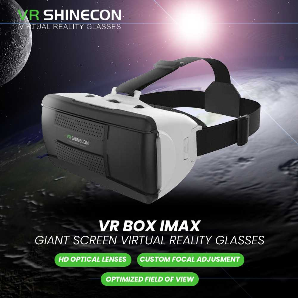 VR Box IMAX Giant Screen Virtual Reality Glasses Desain Ergonomis Bidang Pandang Lebih Luas Berkualitas