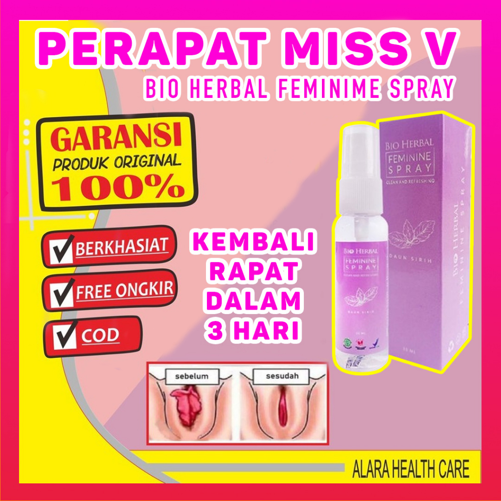 BIO HERBAL PERAPAT MISS V SPRAY - BIOHERBAL PEMBERSIH KEWANITAAN ORIGINAL