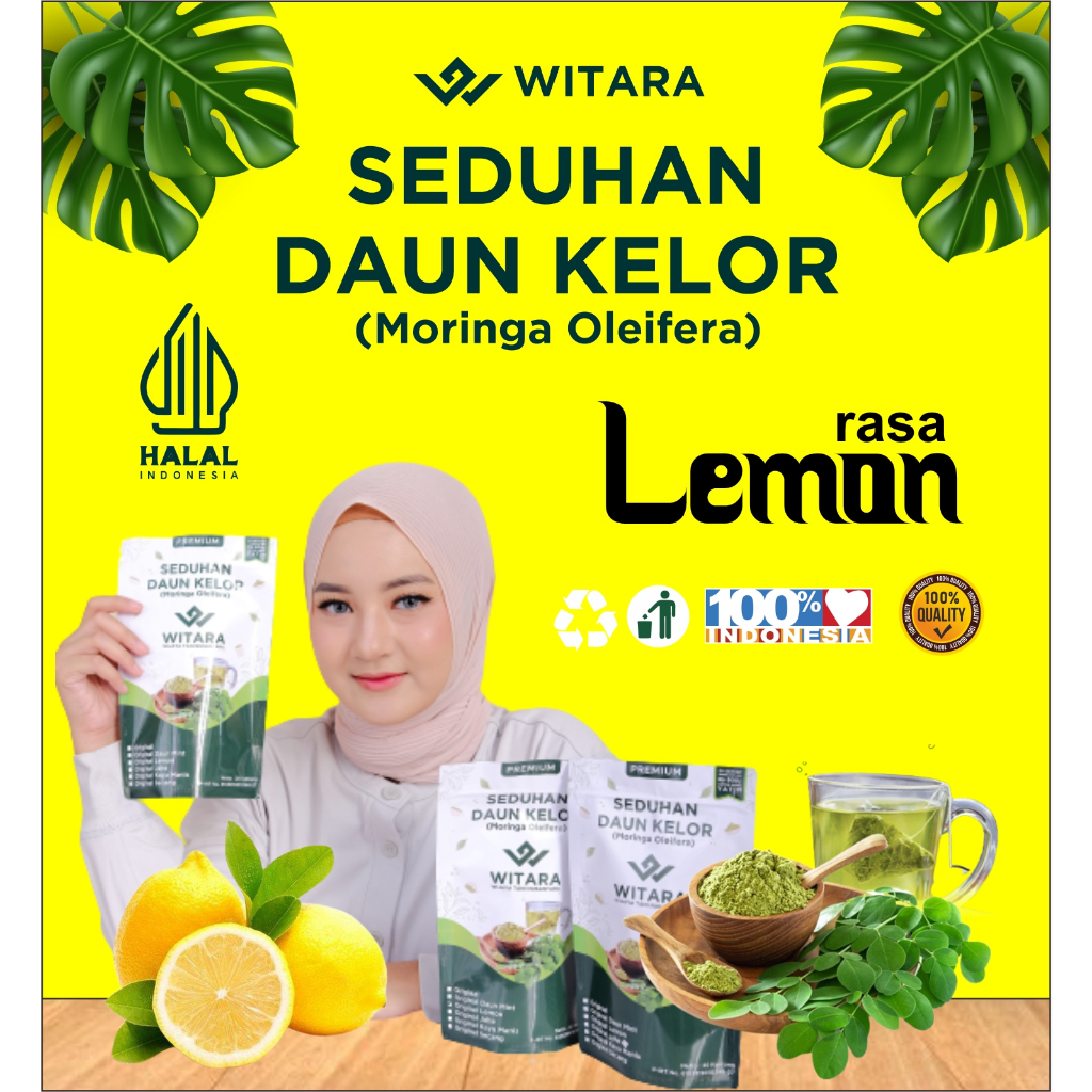 

Teh Kelor Moringa WItara Rasa Lemon