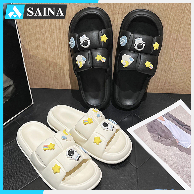 Sandal Bear Jelly Wanita Korean Import Sendal Wanita Terbaru 2023 EVA Sendal Slop Sandal Rumah Soft Rubber Elastic Non-Slip Sendal Karet Outdoor