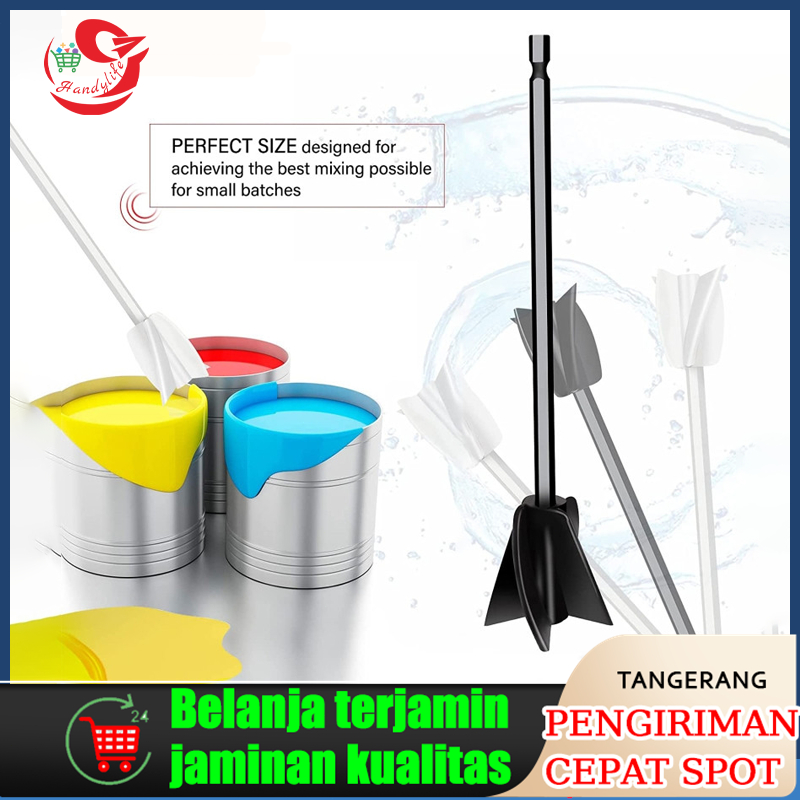 Promo Dayung Mixer Epoxy Resin Mata Bor Cat Epoxy Mixer Taha Lama Part Cairan Dayung Kepala Resin