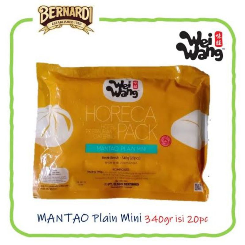 

WeiWang Mantao Mini Plain 20 pcs (Frozen Food)