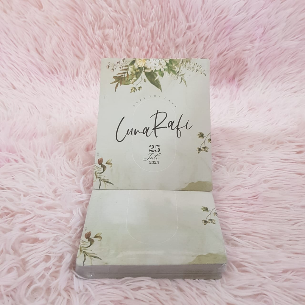 Blangko Undangan Pernikahan Be You 01 Per Lembar Tanpa Plastik