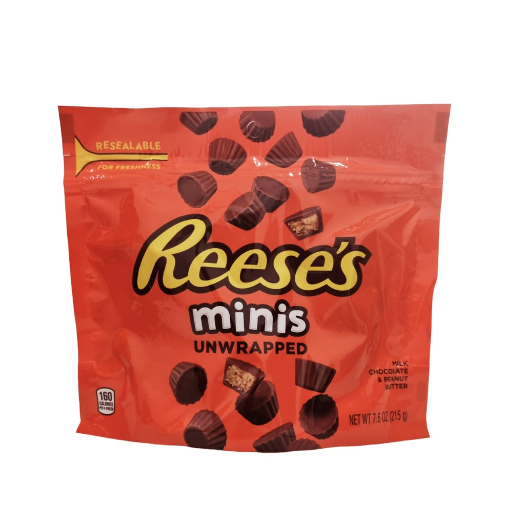 

Reeses Peanut Butter Milk Chocolate Minis Unwrapped