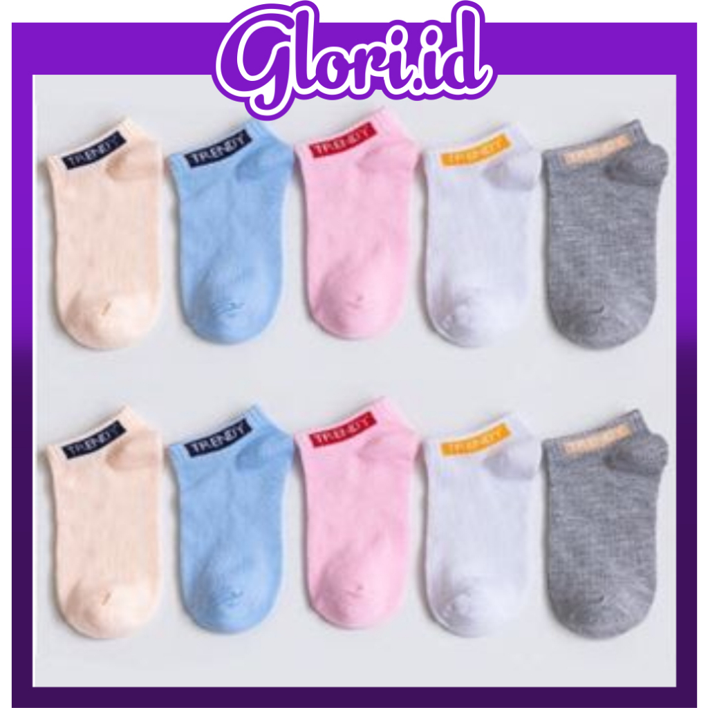 GLORI.ID Kaos Kaki Motif Trendy Biru Lucu / Kaos Kaki Laki-Laki Perempuan KK122