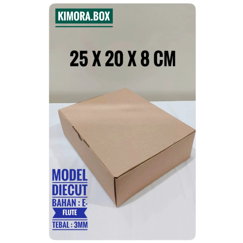 

kardus uk. 25x20x8 cm...box karton model pizza/die cut