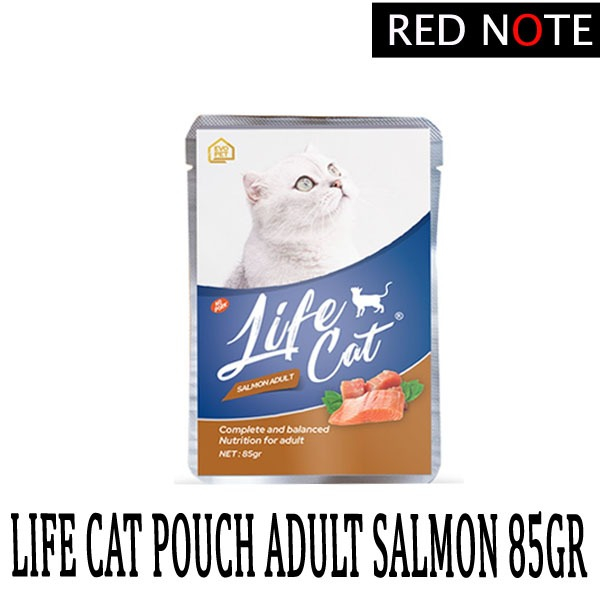 LIFE CAT Pouch Adult Salmon 85gr