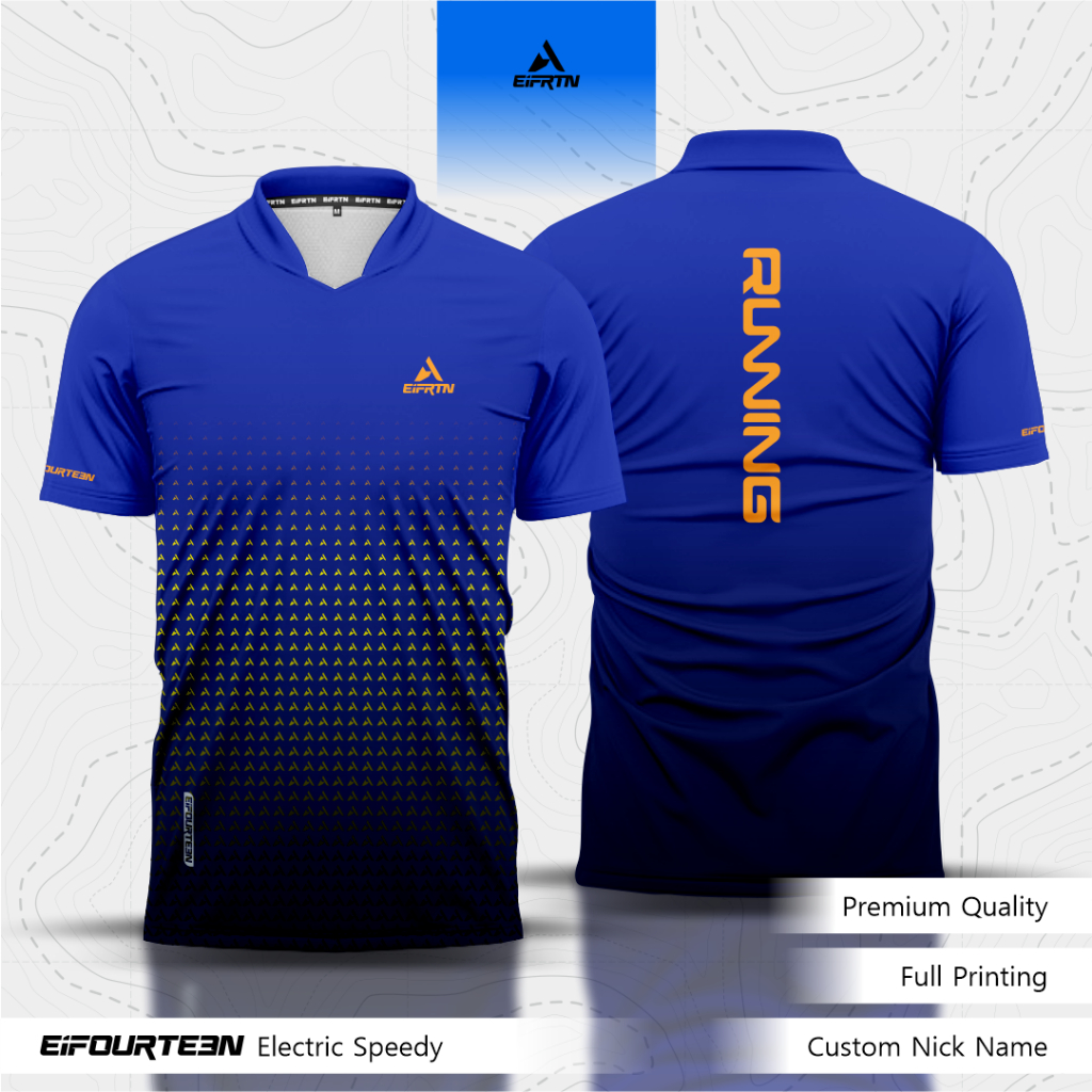 EiFRTN Baju Kaos Singlet Lekbong  Jersey Lari Running Bulutangkis Badminton | ELECTRIX V1