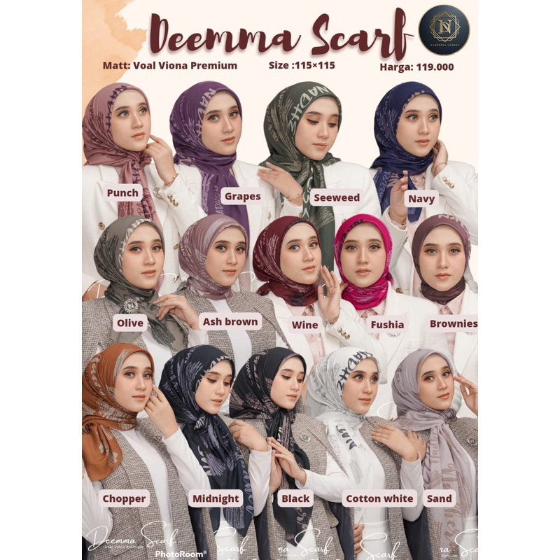 TERBARU✅NADHEERA LUXURY DEMMA SCARF