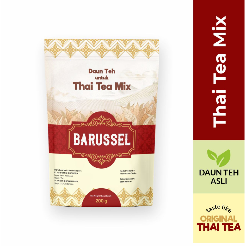 

BARUSSEL Daun Teh Untuk Thai Tea Mix 200 gr