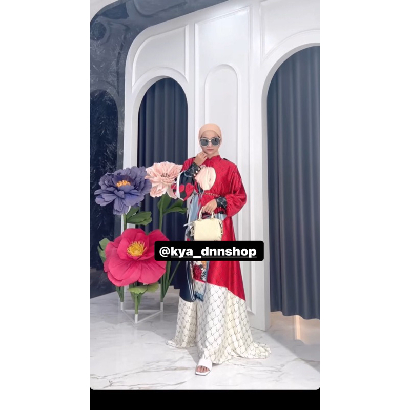 ELYSIUM DRESS MOLTEN LAVA VIVI ZUBEDI