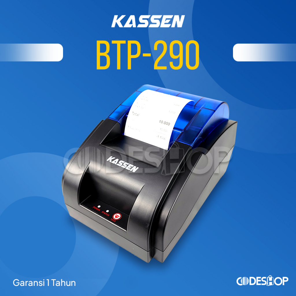 KASSEN BTP 290 Printer Kasir Untuk MOKA POS 58 mm BLUETOOTH