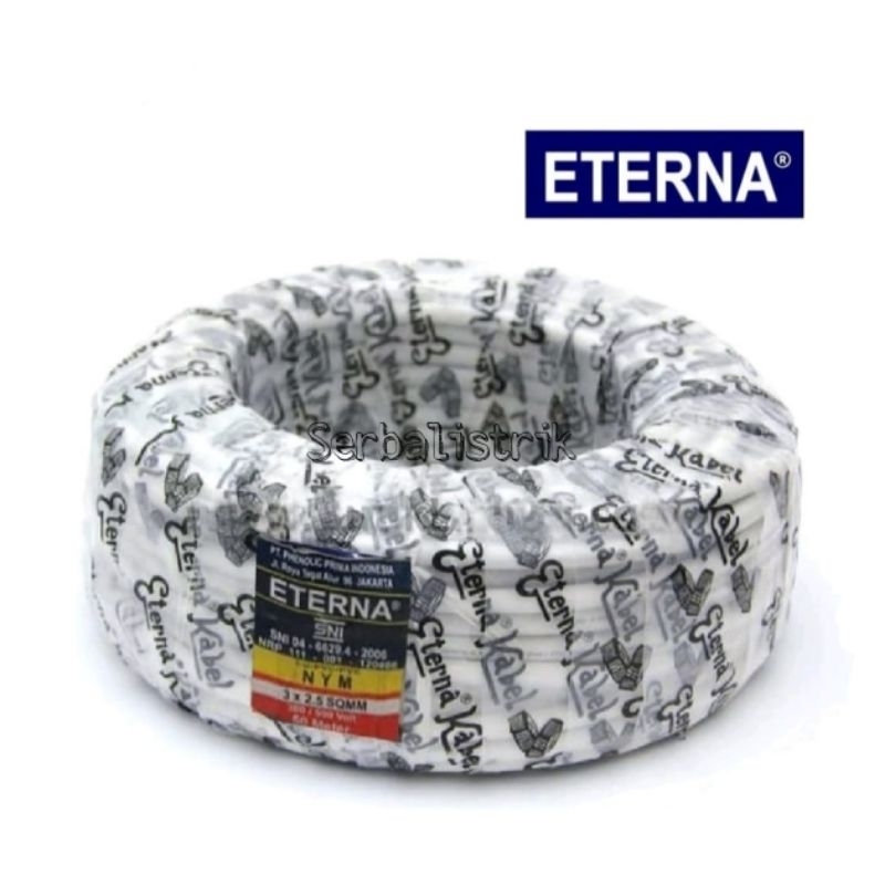 Kabel listrik 3x2.5 ETERNA 30,31,32,33,34,35,36,37,38,39METER