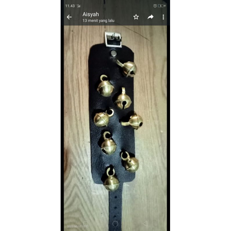 Gongseng untuk tari Remo isi 5 - 20