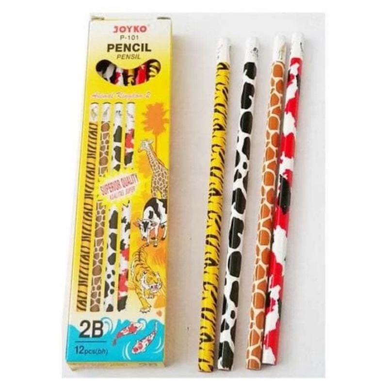 

pensil 2b Joyko p-101 animal kingdom 2