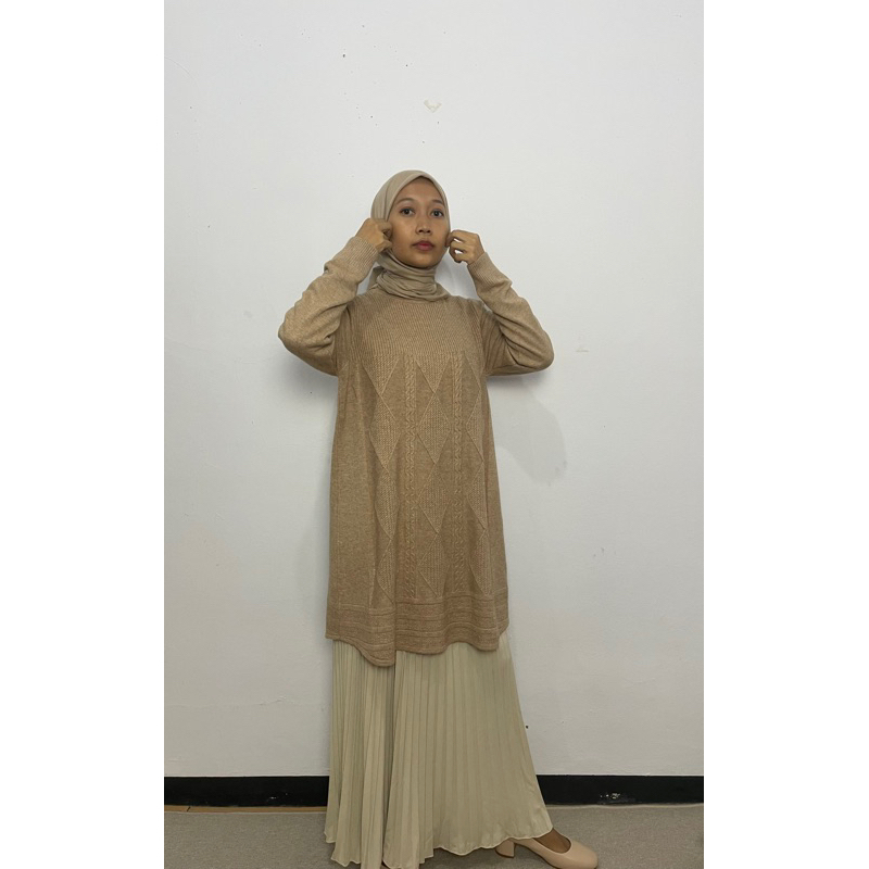 NONA TUKUBUU - Nala Tunik / Tunik Rajut / Tunik bumil friendly