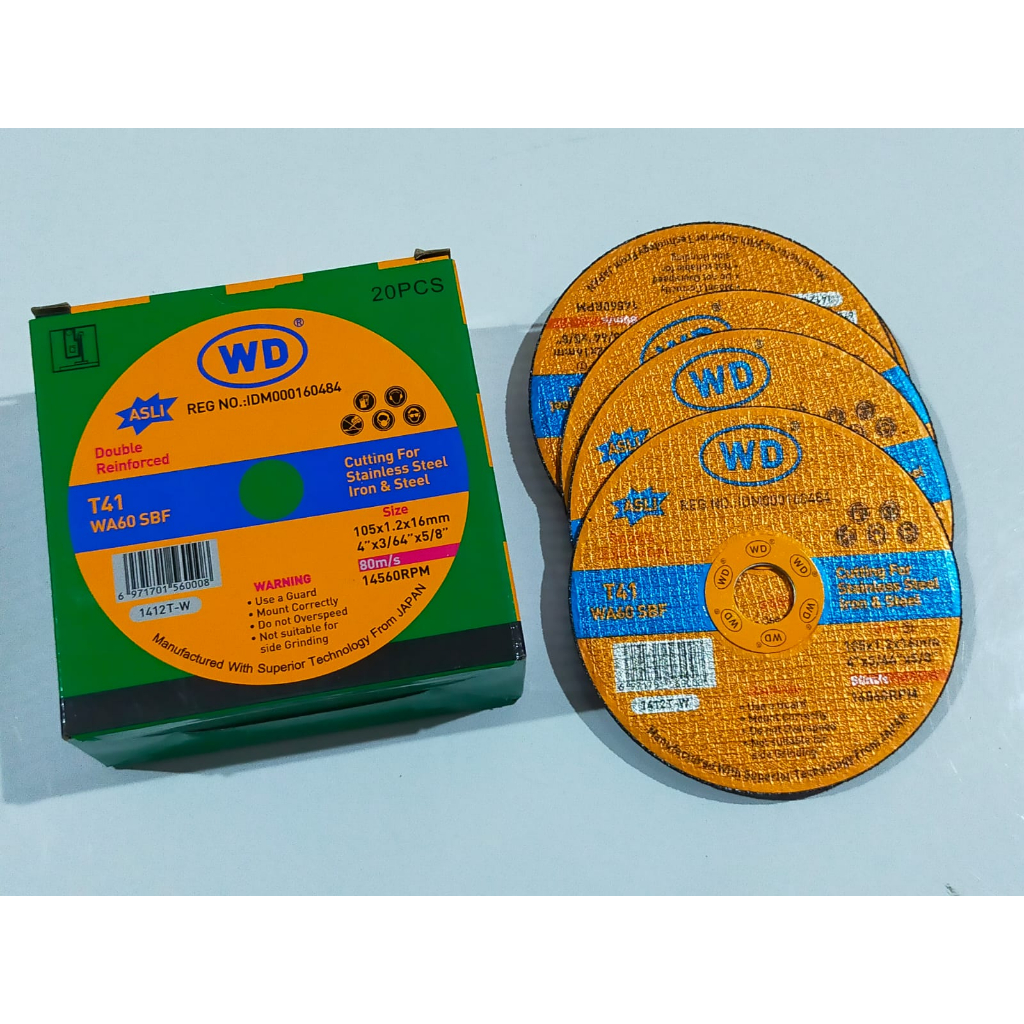 BATU GERINDA 4&quot; MATA GURINDA POTONG BESI MATA CUTTING WHEEL